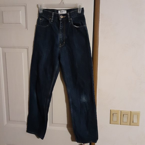 Black by Moussy Women's High Waisted Mom Jeans Size 23 Made in Japan - Picture 4 of 8